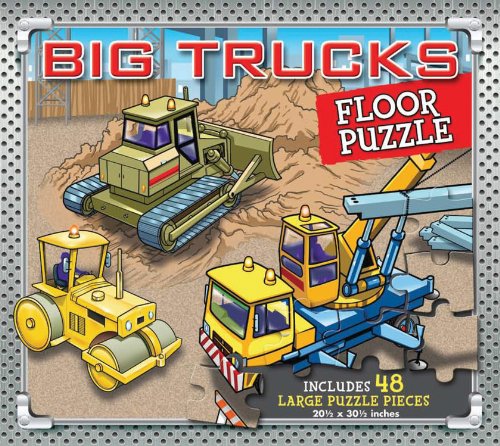 Big Trucks Floor Puzzle: Includes 48 Large Puzzle Pieces (32-1/2 X 20-1/2 Inches) (Floor Puzzles) book