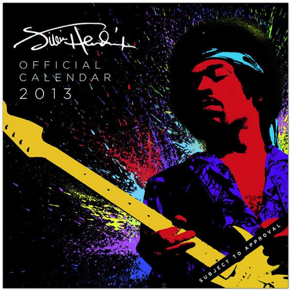 Jimi Hendrix - Original BrownTrout-Kalender (Wall-Kalender) Film, Art & Culture