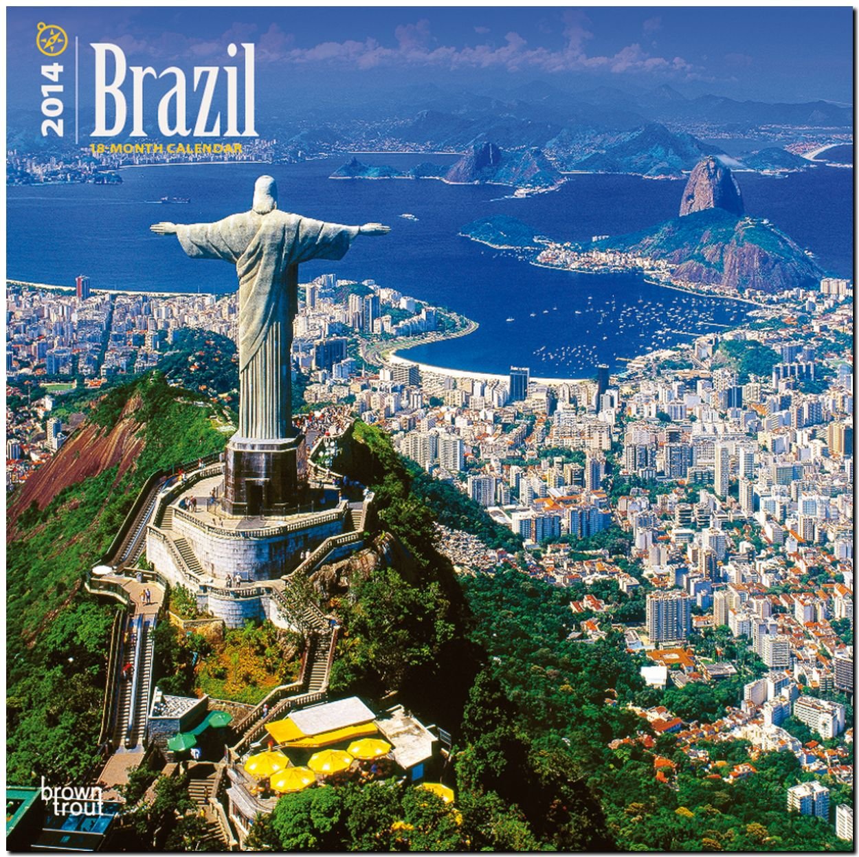 Brazil 2014 - Brasilien: Original BrownTrout-Kalender (Wall-Kalender) Leisure, Home & Garden