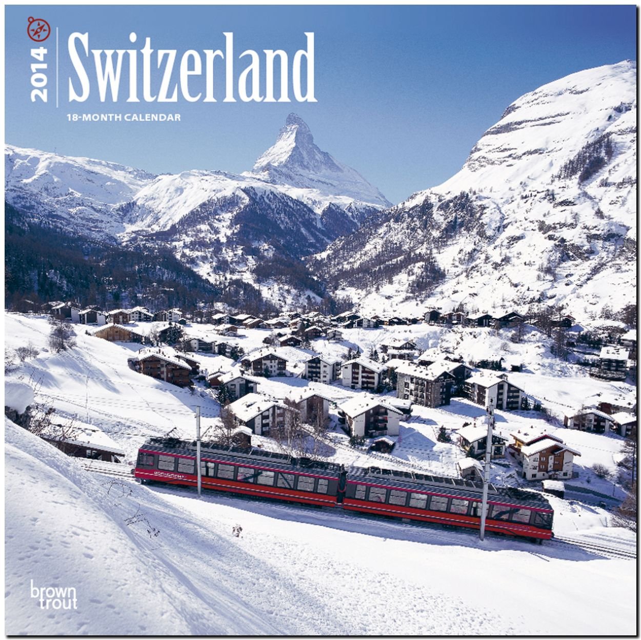Switzerland 2014 - Schweiz: Original BrownTrout-Kalender (Wall-Kalender) Leisure, Home & Garden