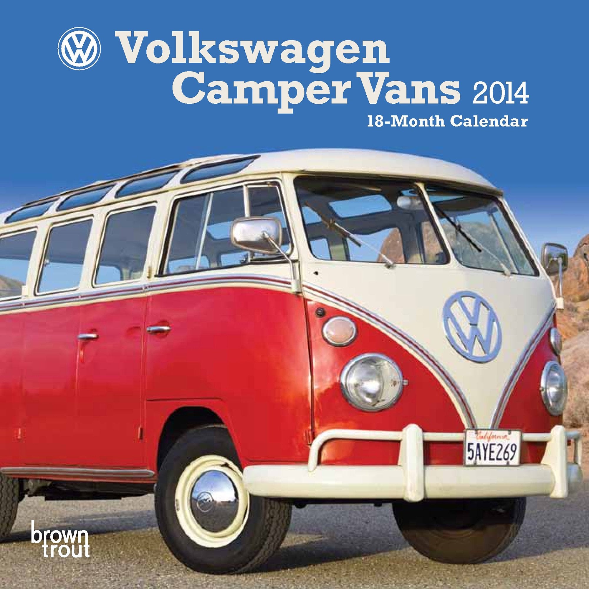 Volkswagen Camper Vans 18-Month 2014 Calendar Books