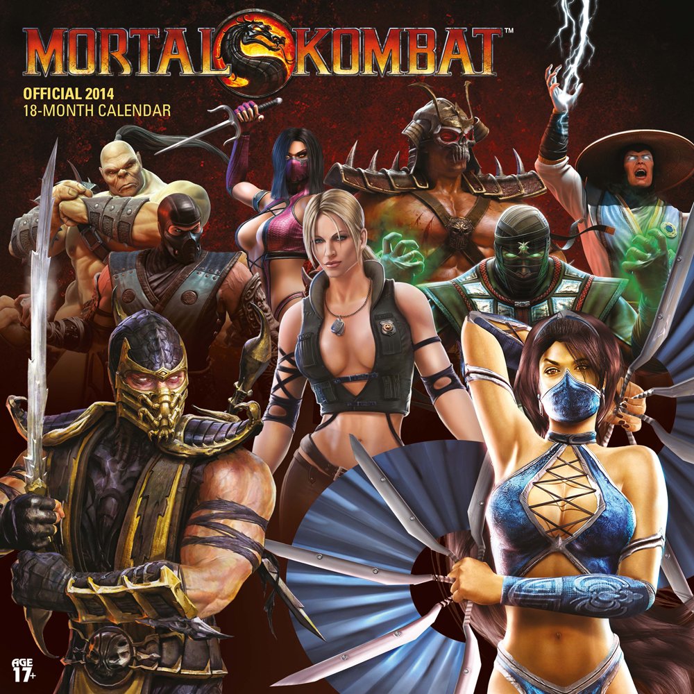Mortal Kombat Official 18-Month 2014 Calendar Books