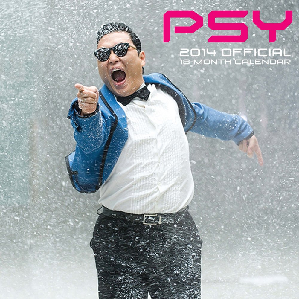 PSY: Official Gangnam Style 2014 Calendar Square 12x12 Calendars