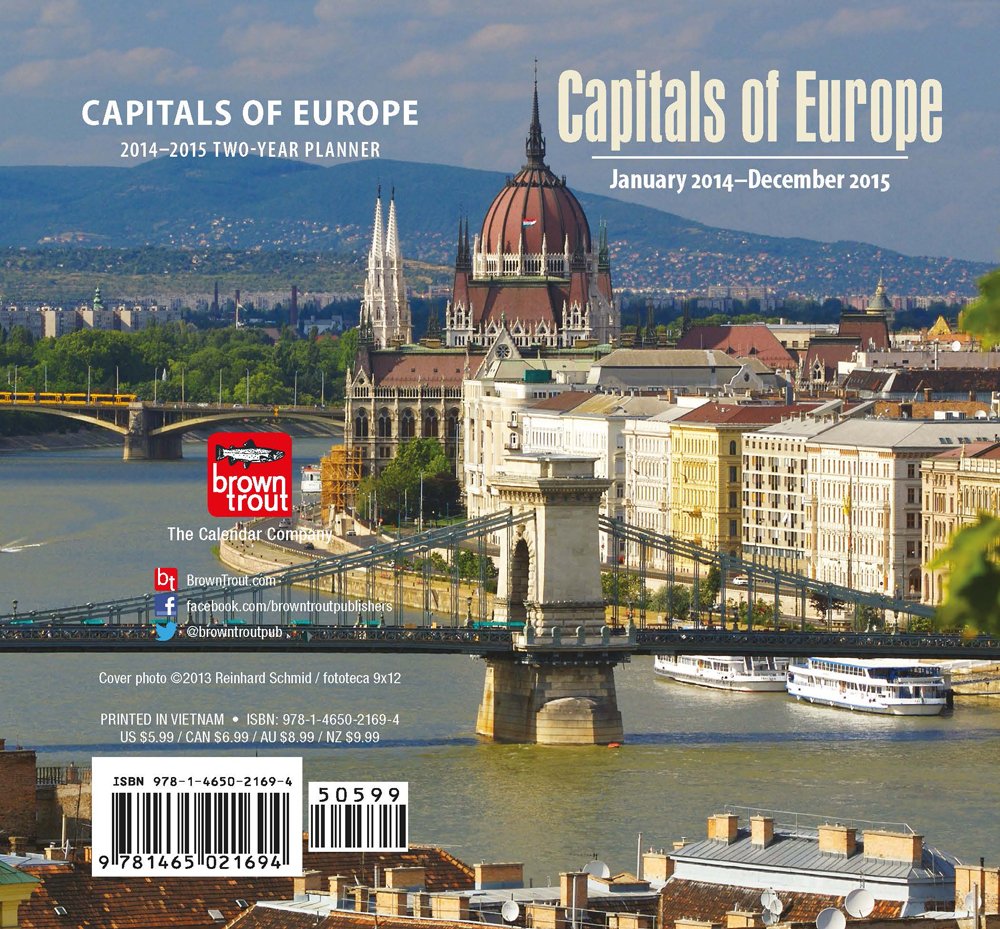 Capitals of Europe 2014 Pocket Planner Books