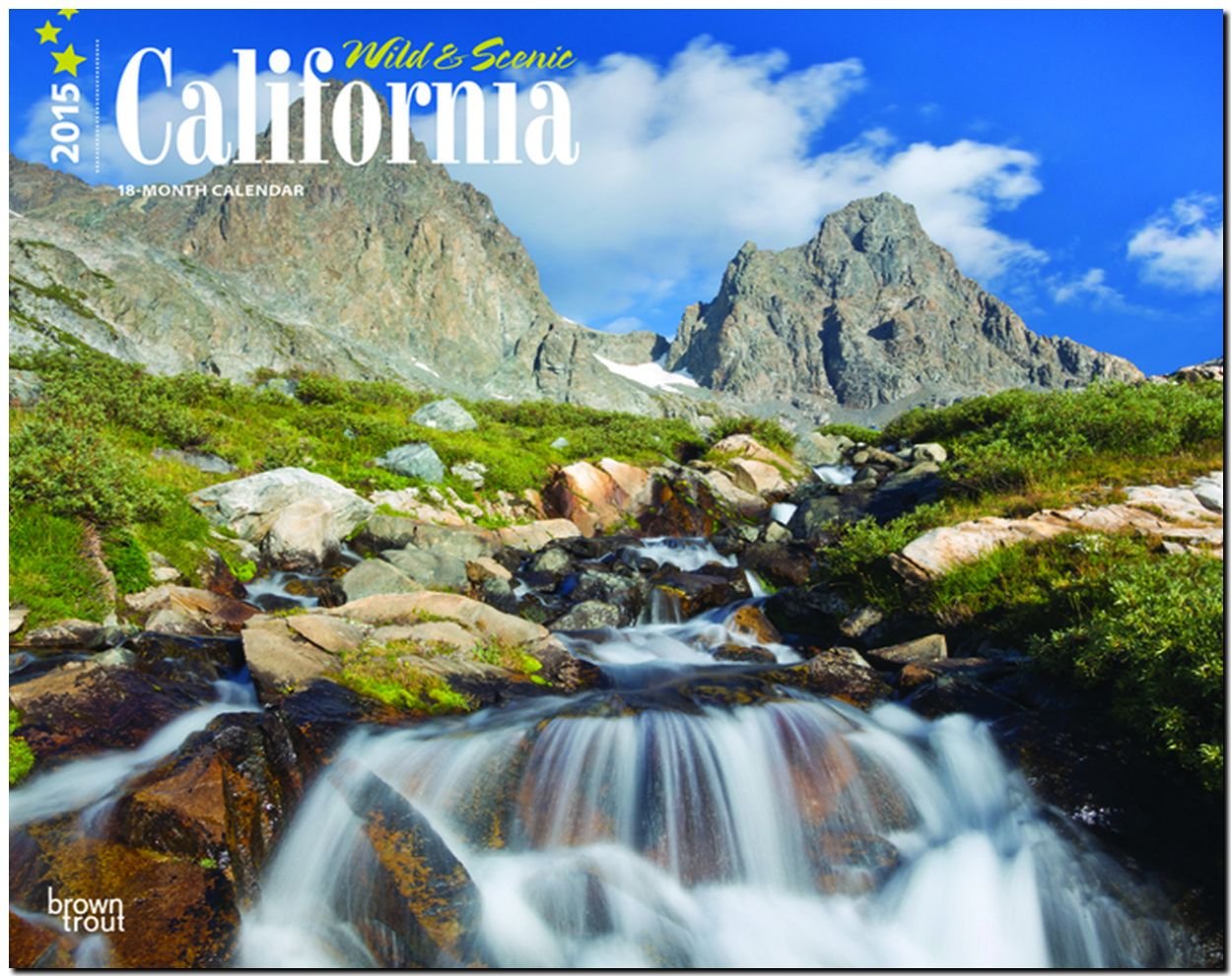 California - Wild & Scenic 2015 - Kalifornien: Original BrownTrout-Kalender - Deluxe (Deluxe-Kalender) Leisure, Home & Garden
