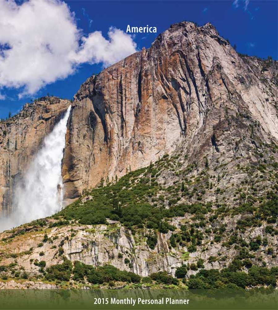 America 2015 Monthly Personal Planner Travel