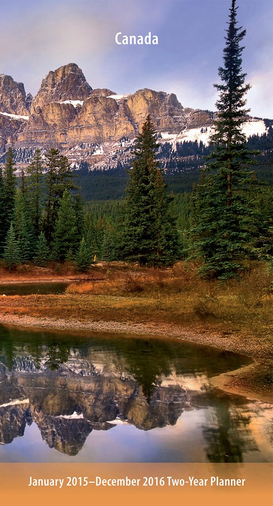 Canada January 2015 - December 2016 Two-Year Planner Travel