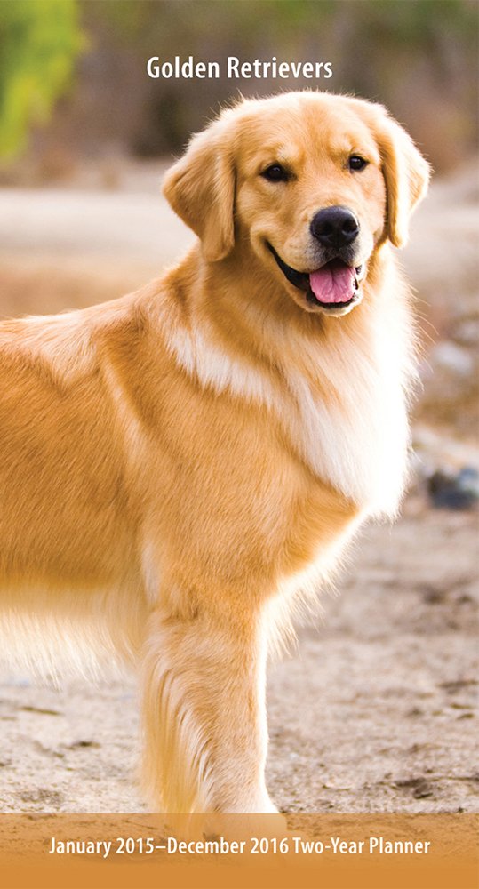 Golden Retrievers January 2015-December 2016 Two-Year Pocket Planner Pets