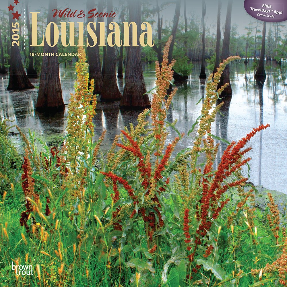 Wild & Scenic Louisiana 2015 Calendar Travel