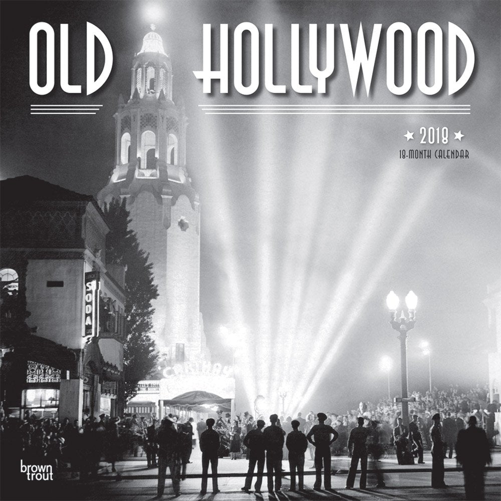 Old Hollywood 2018 Calendar book