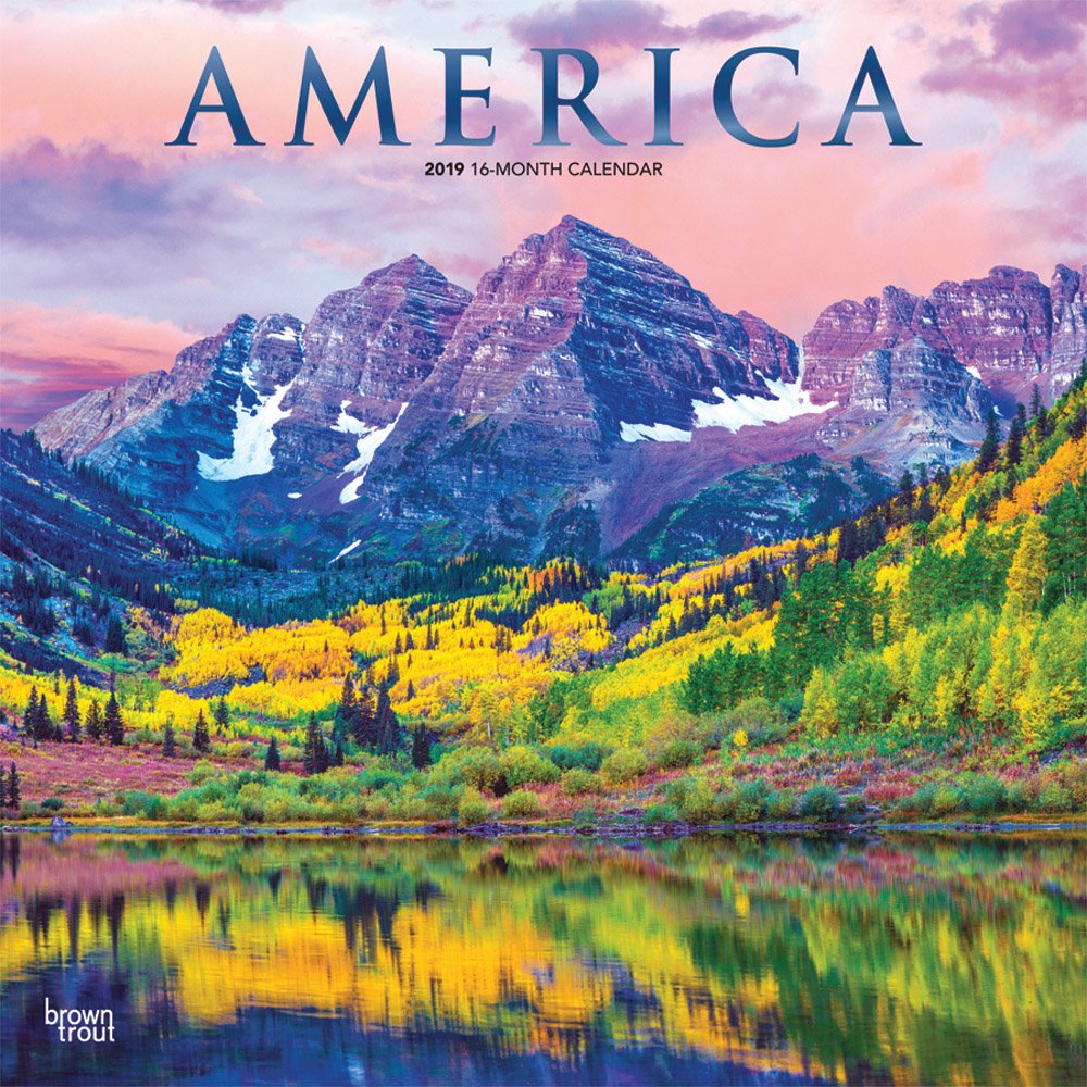 America 2019 Calendar book