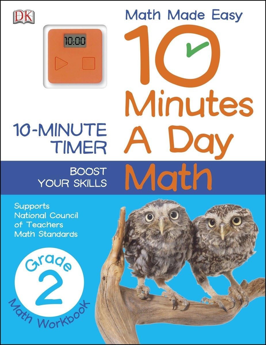 10 Minutes a Day: Math, Second Grade: Supports National Council of Teachers Math Standards General education
