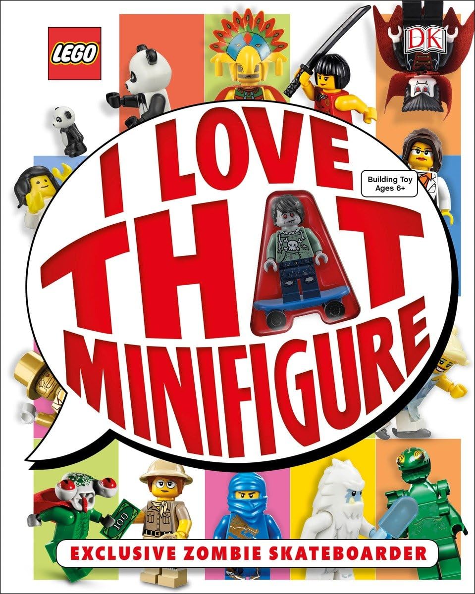 LEGO: I Love That Minifigure: Exclusive Zombie Skateboarder Minifigure book