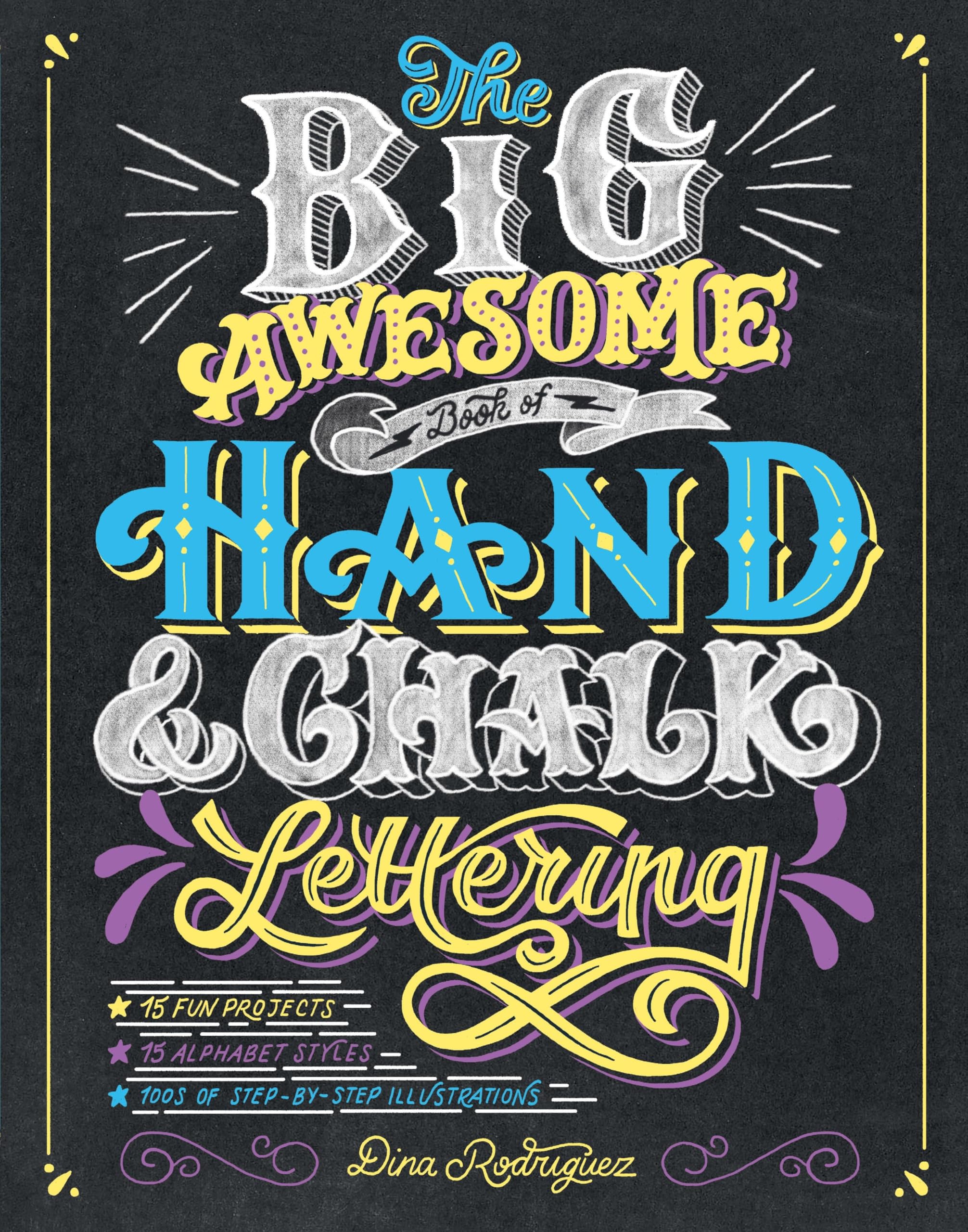 The Big Awesome Book of Hand & Chalk Lettering Film, Art & Culture