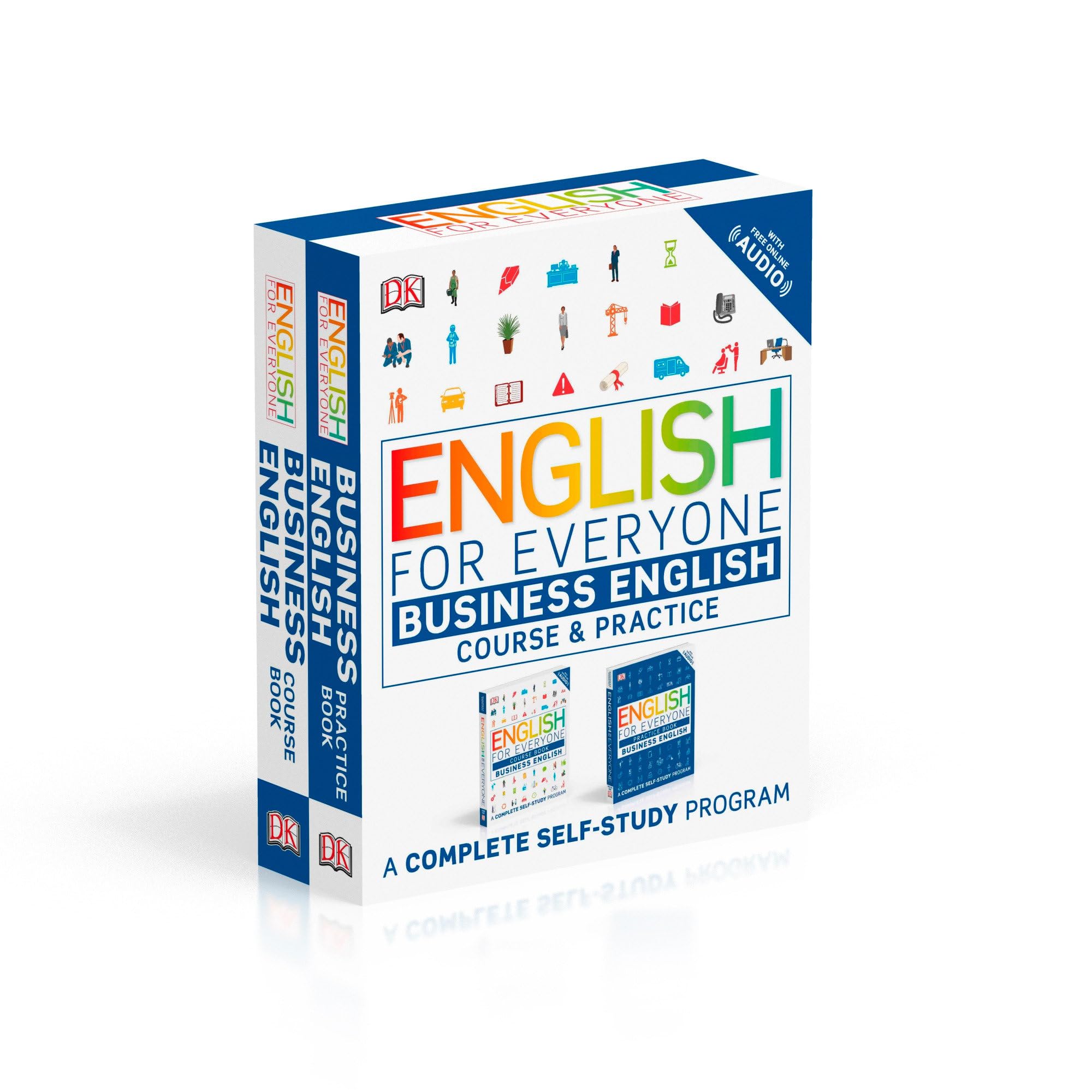 English for Everyone Slipcase: Business English Box Set: Course and Practice Books―A Complete Self-Study Program (DK English for Everyone) Business, Finance & Career