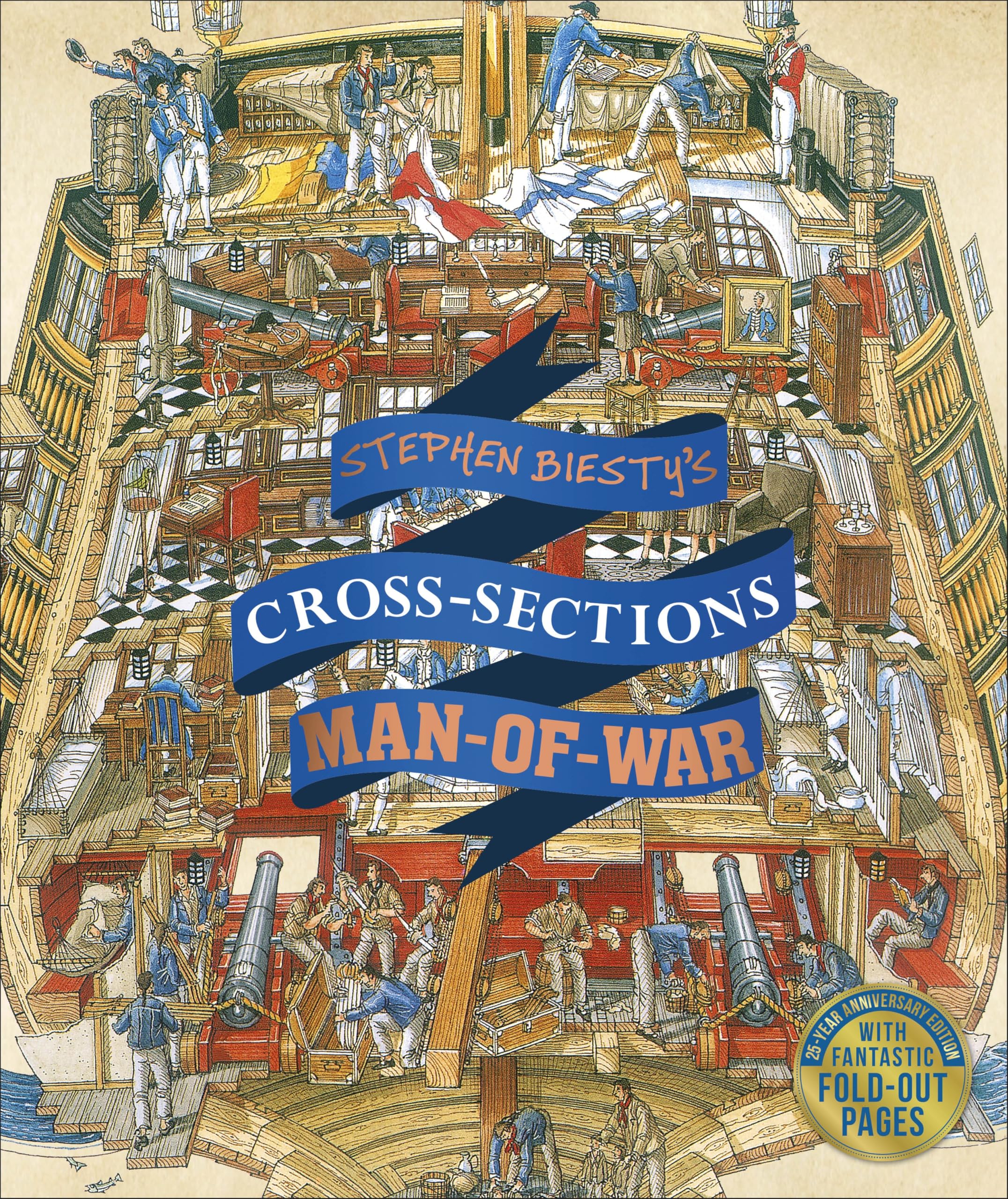 Stephen Biesty's Cross-Sections Man-of-War (DK Stephen Biesty Cross-Sections) Non-fiction