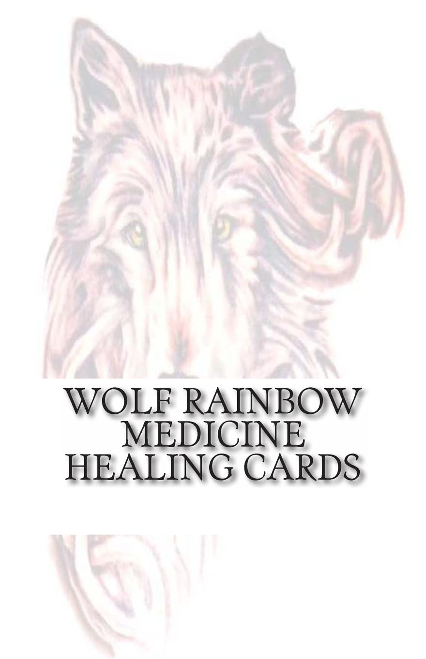 Wolf Rainbow Medicine Healing Cards Film, Art & Culture