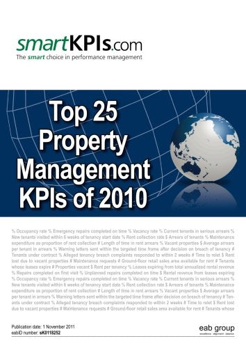 Top 25 Property Management KPIs of 2010 Business, Finance & Career