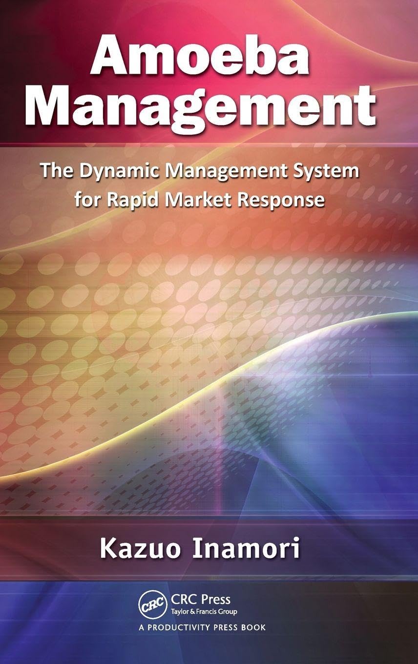 Amoeba Management: The Dynamic Management System for Rapid Market Response Law