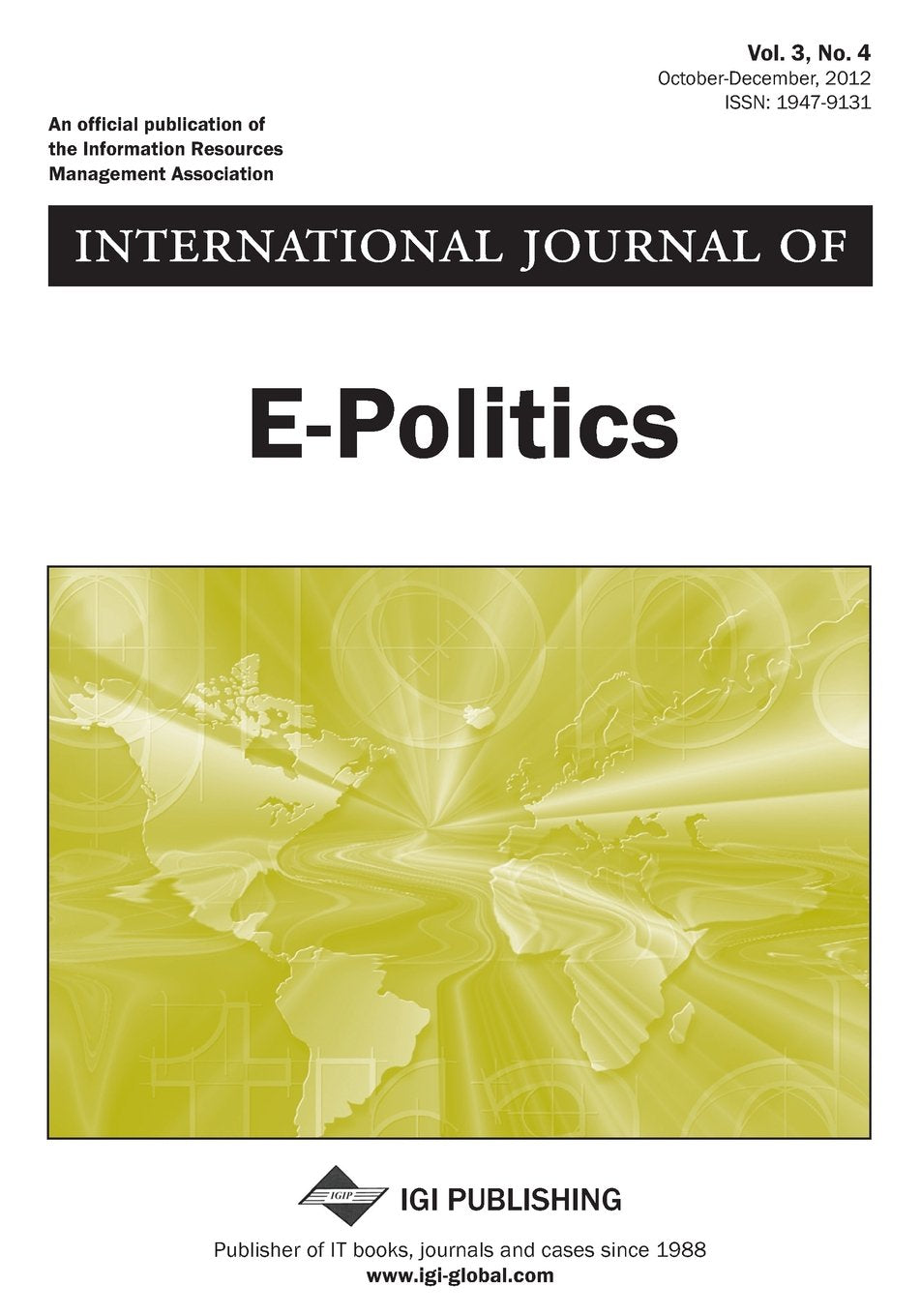International Journal of E-Politics, Vol 3 ISS 4 Computer Science