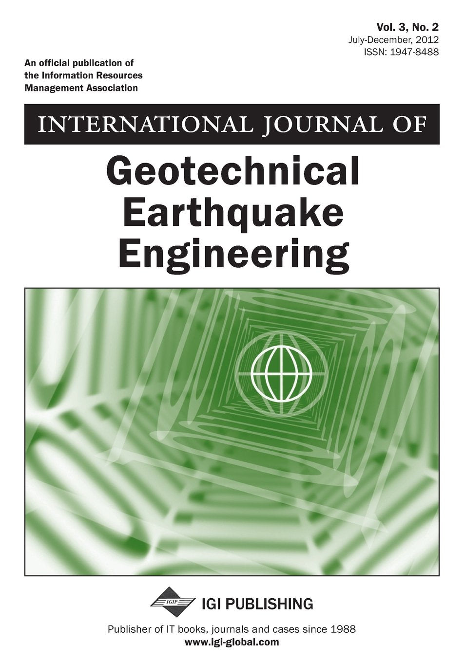 International Journal of Geotechnical Earthquake Engineering, Vol 3 ISS 2 Books
