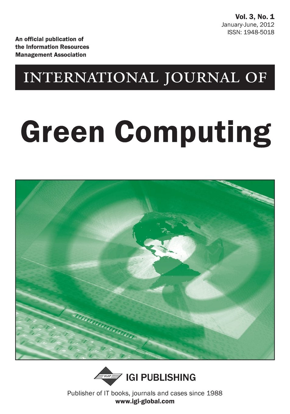 International Journal of Green Computing, Vol 3 ISS 1 Books