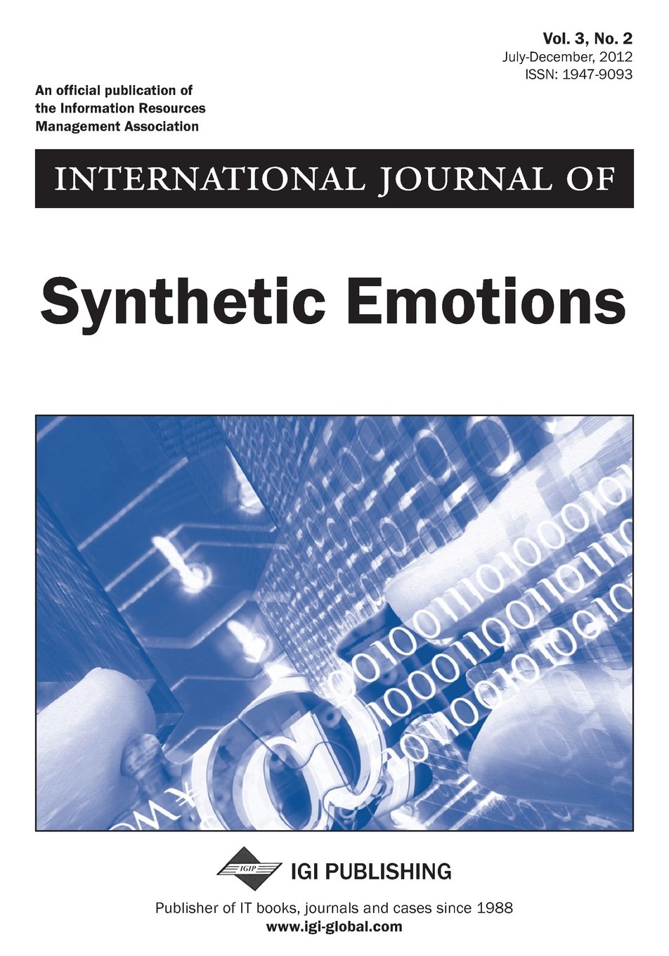 International Journal of Synthetic Emotions, Vol 3 ISS 2 Computer Science