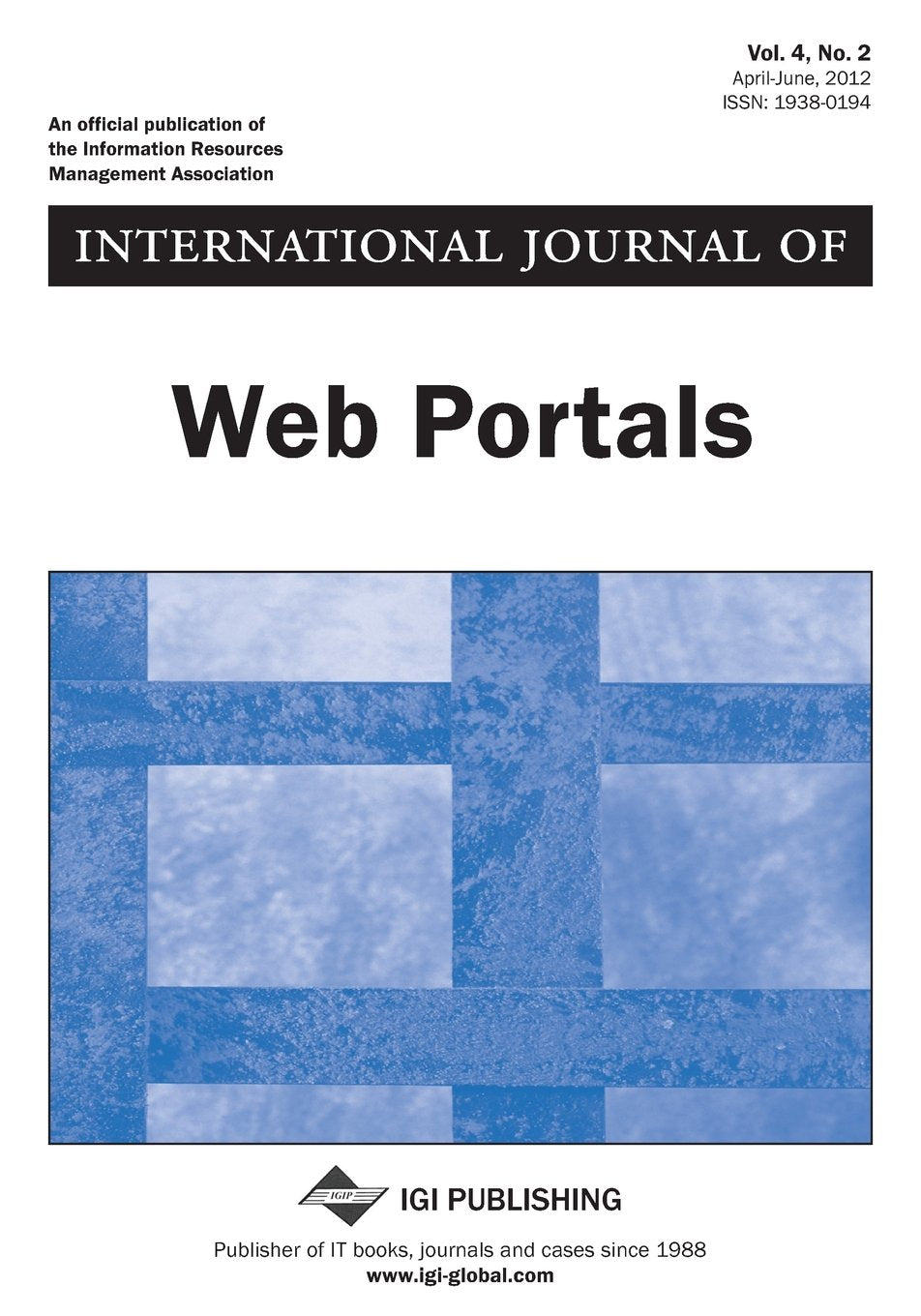 International Journal of Web Portals, Vol 4, ISS 2 Books
