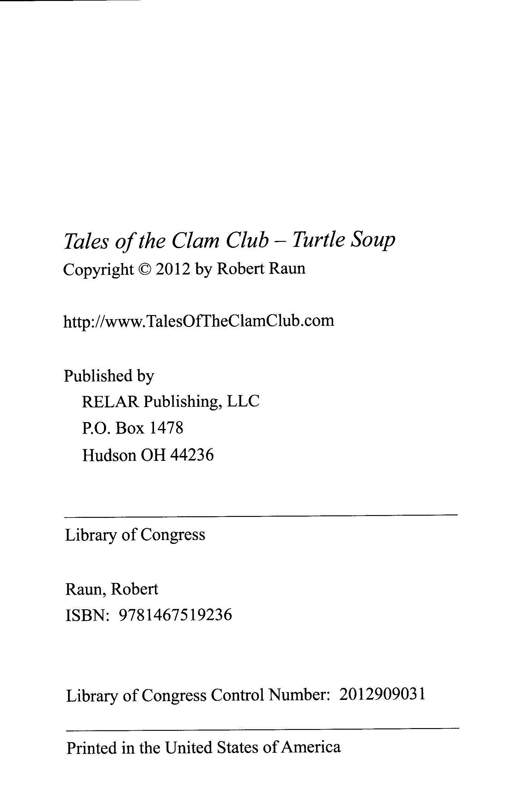Tales of the Clam Club - Turtle Soup Books