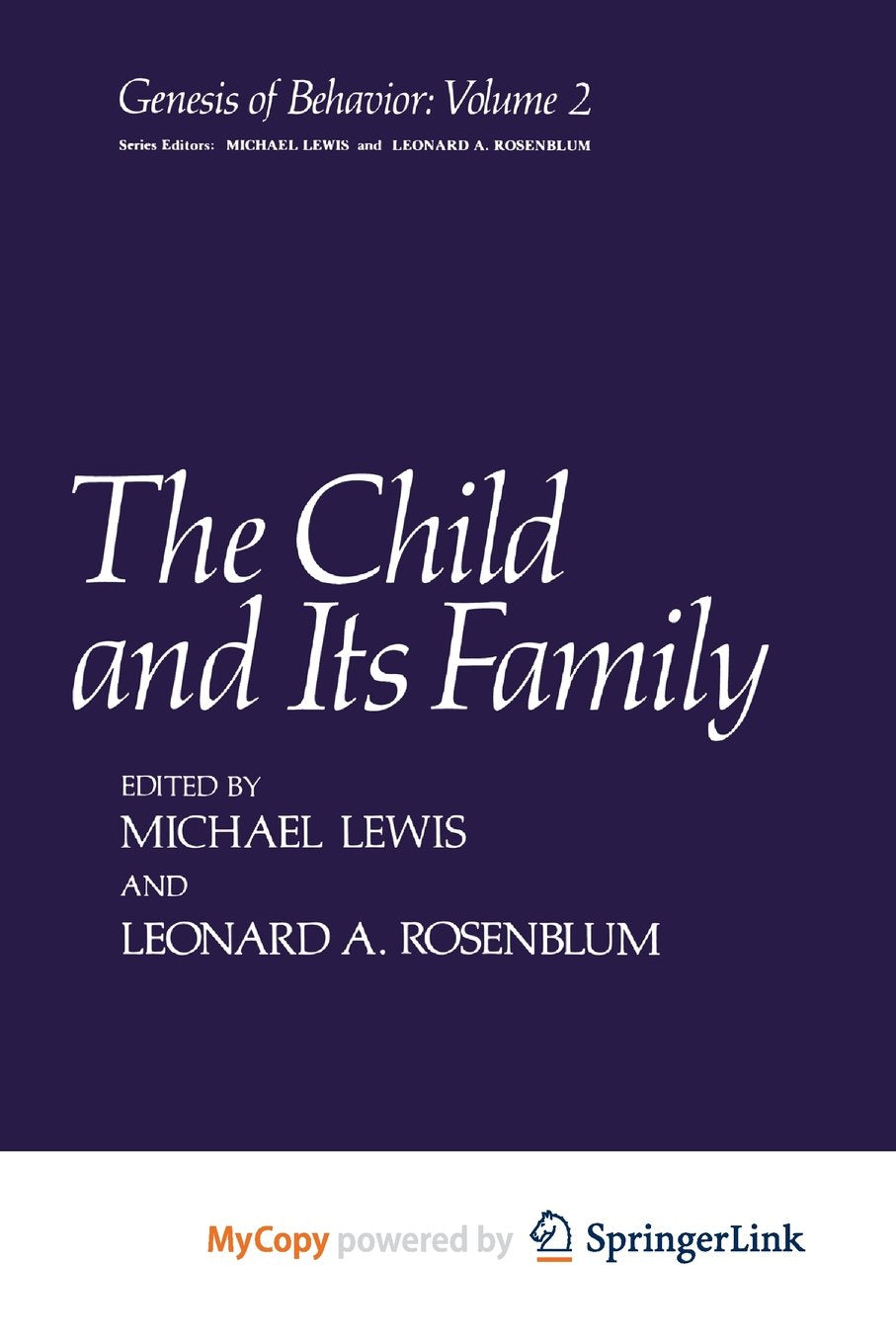 The Child and Its Family Psychology