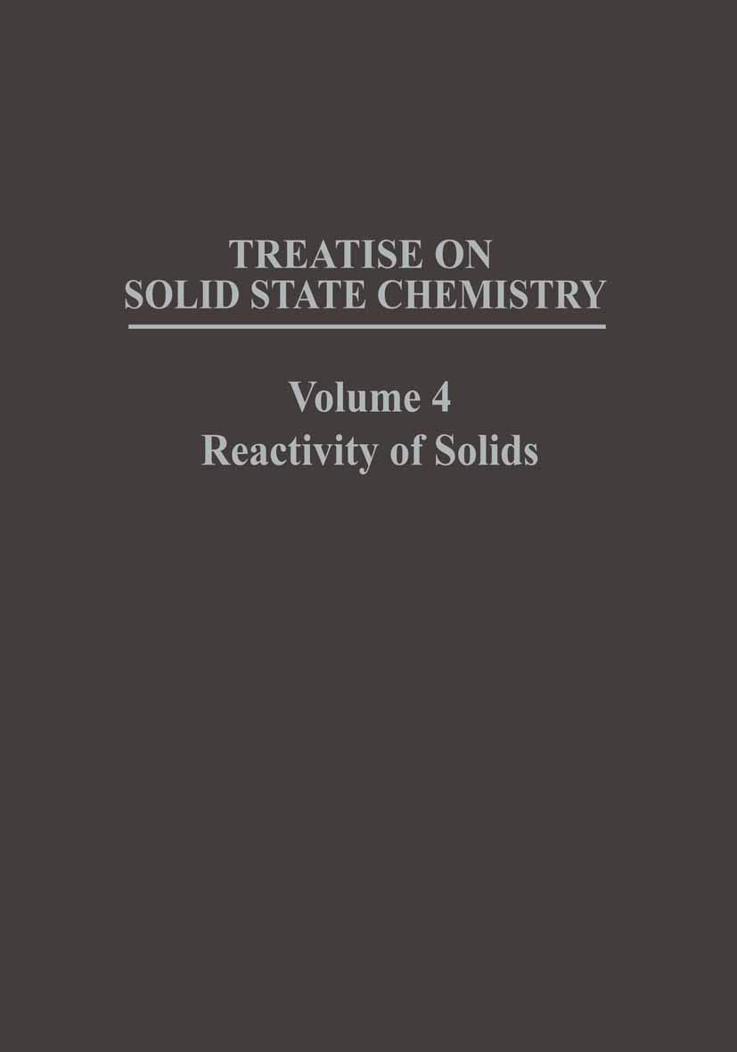 Reactivity of Solids: Volume 4 Reactivity of Solids Natural Sciences
