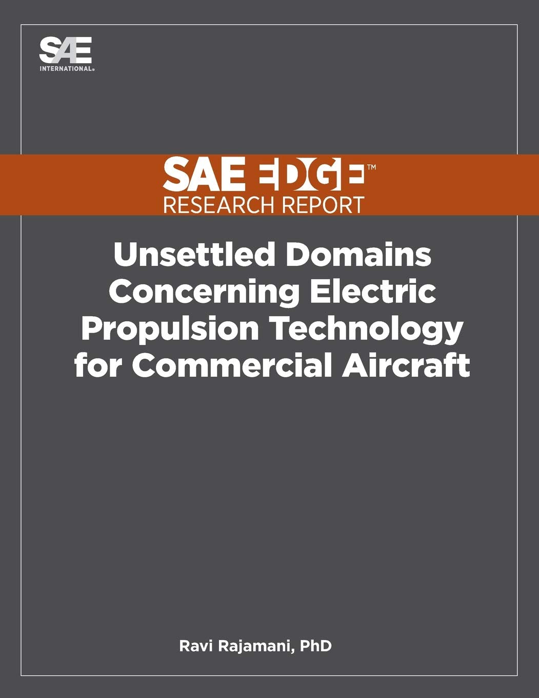 Unsettled Domains Concerning Electric Propulsion Technology for Commercial Aircraft Business & Technology