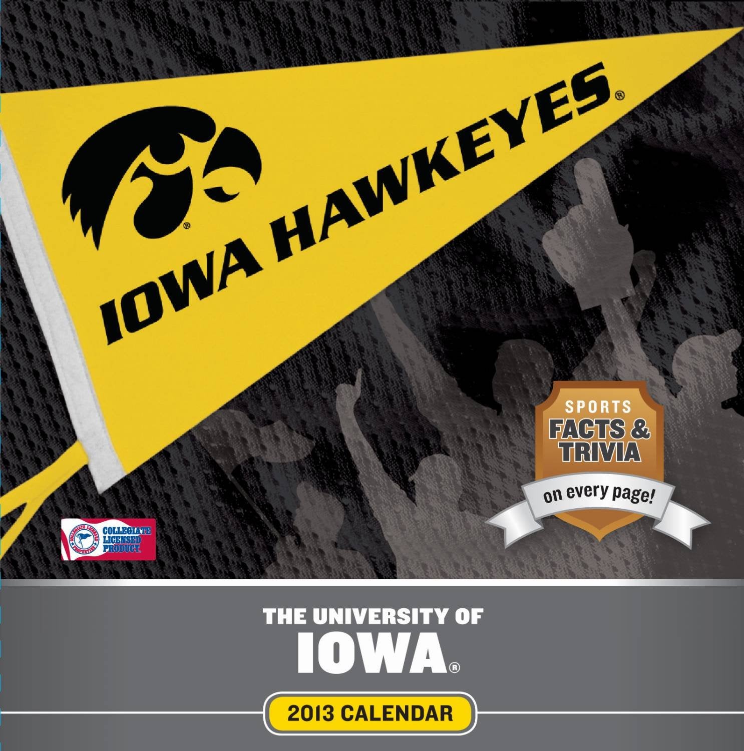 Iowa Hawkeyes College 2013 Box Calendar Leisure & Fun