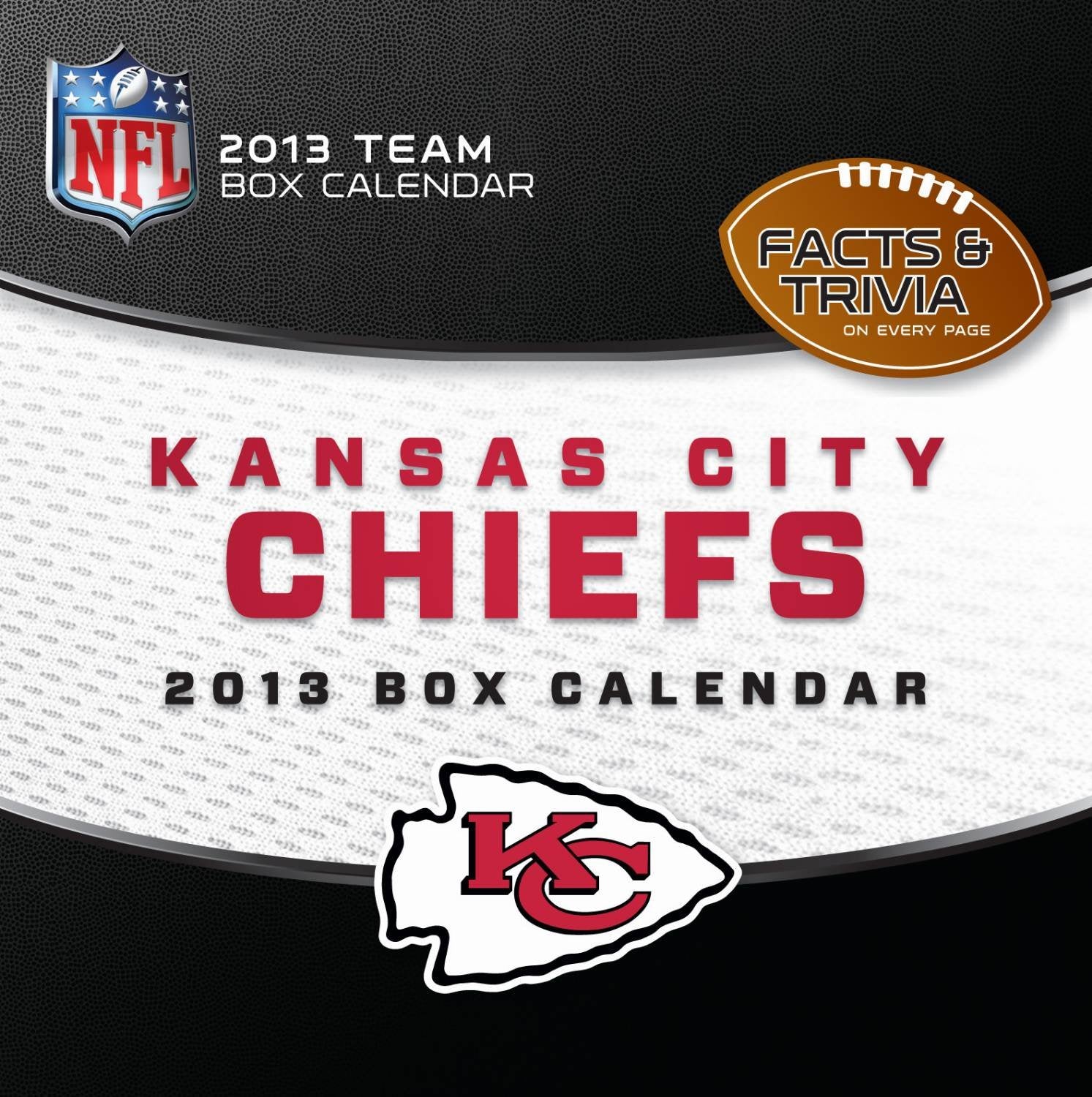 Kansas City Chiefs NFL 2013 Box Calendar Leisure & Fun