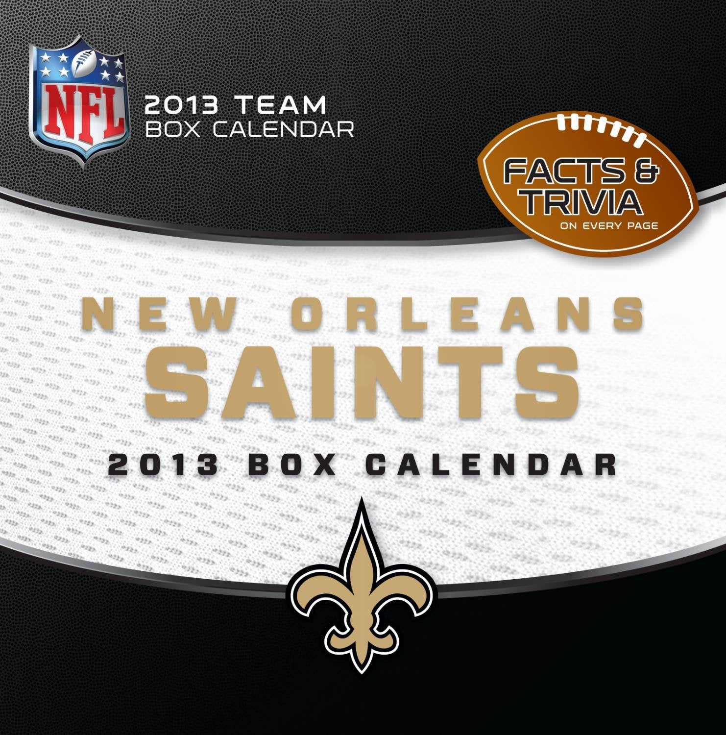 New Orleans Saints NFL 2013 Box Calendar Leisure & Fun