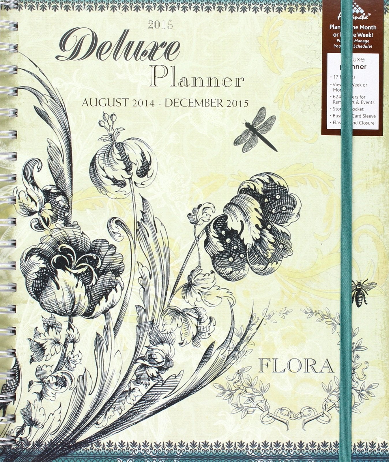 Belle Maison Tulips Planner August 2014 - December 2015 Calendar Books