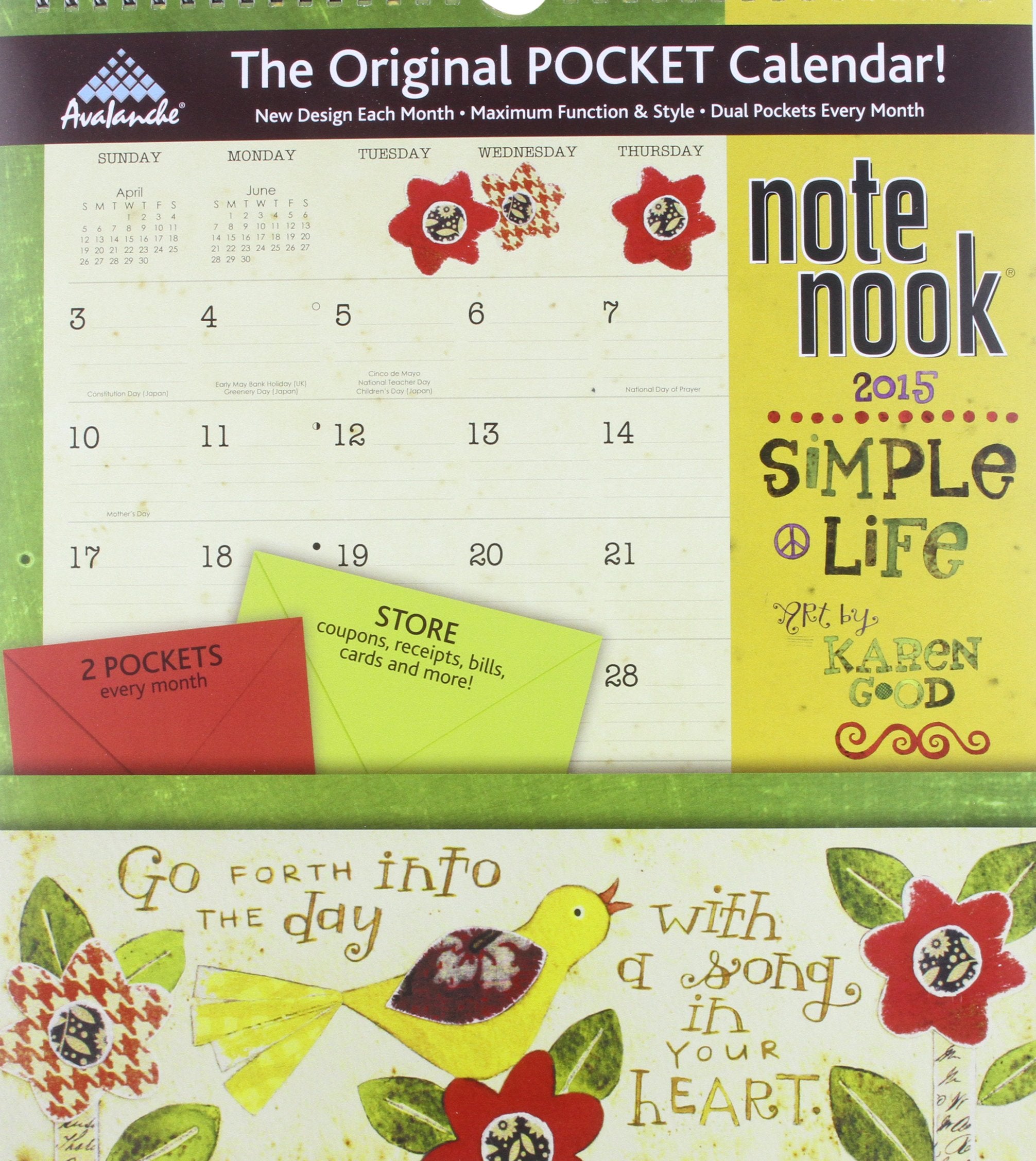 Simple Life Note Nook 2015 Calendar Books