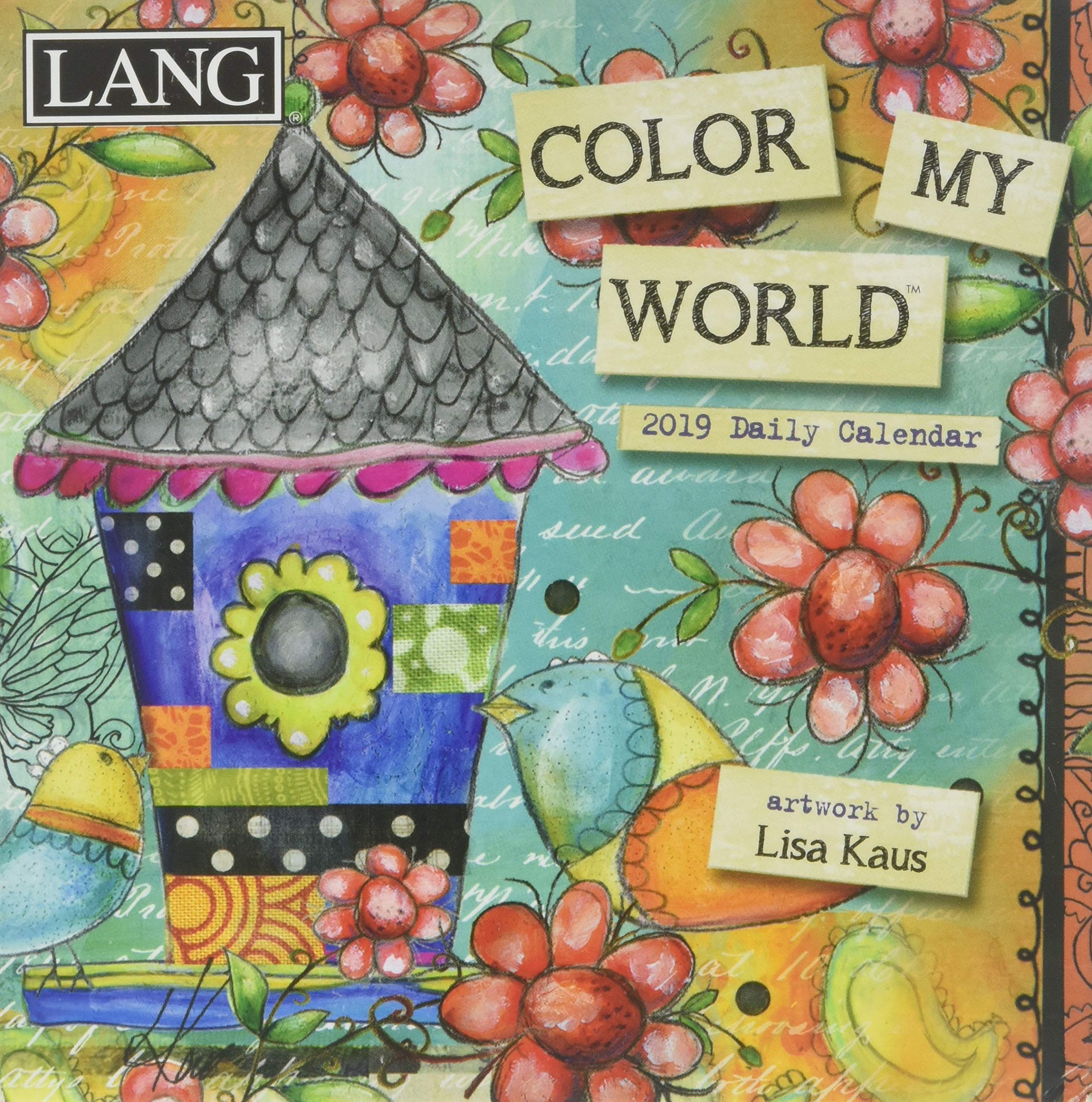 Color My World 2019 Boxed Calendar Film, Art & Culture