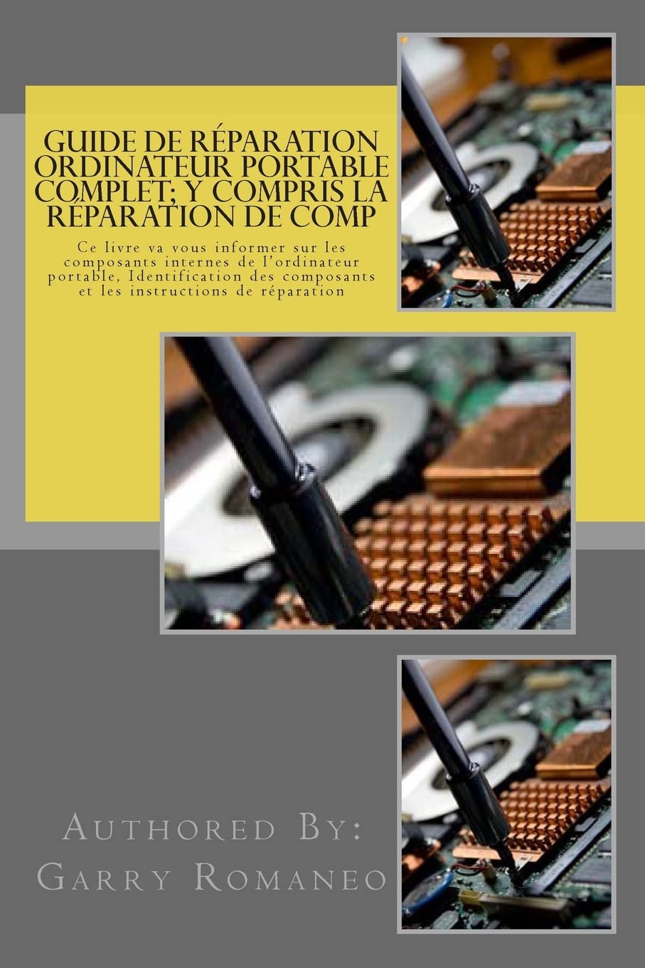Guide de réparation ordinateur portable complet; y compris la réparation de comp: This Book Will Educate You On The Inner Components Of The Laptop, Identifying Components and Instruction for Repair book