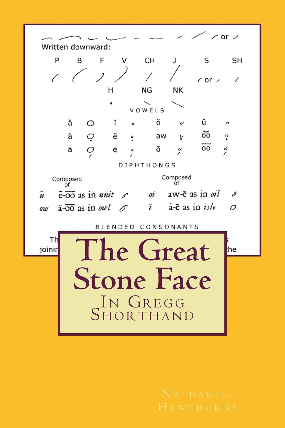 The Great Stone Face in Gregg Shorthand Learning & Reference