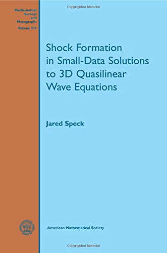 Shock Formation in Small-Data Solutions to 3D Quasilinear Wave Equations (Mathematical Surveys and Monographs, 214, Band 214) Mathematics