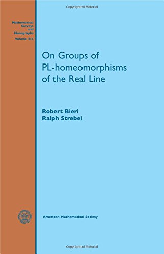 On Groups of PL-homeomorphisms of the Real Line (Mathematical Surveys and Monographs, 215, Band 215) Mathematics