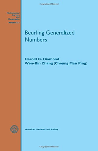 Beurling Generalized Numbers (Mathematical Surveys and Monographs, 213, Band 213) Mathematics