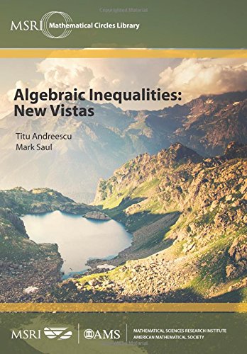 Algebraic Inequalities: New Vistas Mathematics