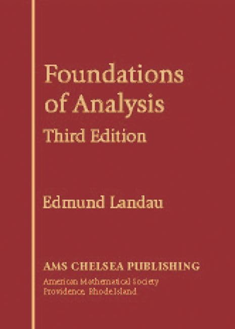 Foundations of Analysis (Ams Chelsea Publishing, 79) Mathematics