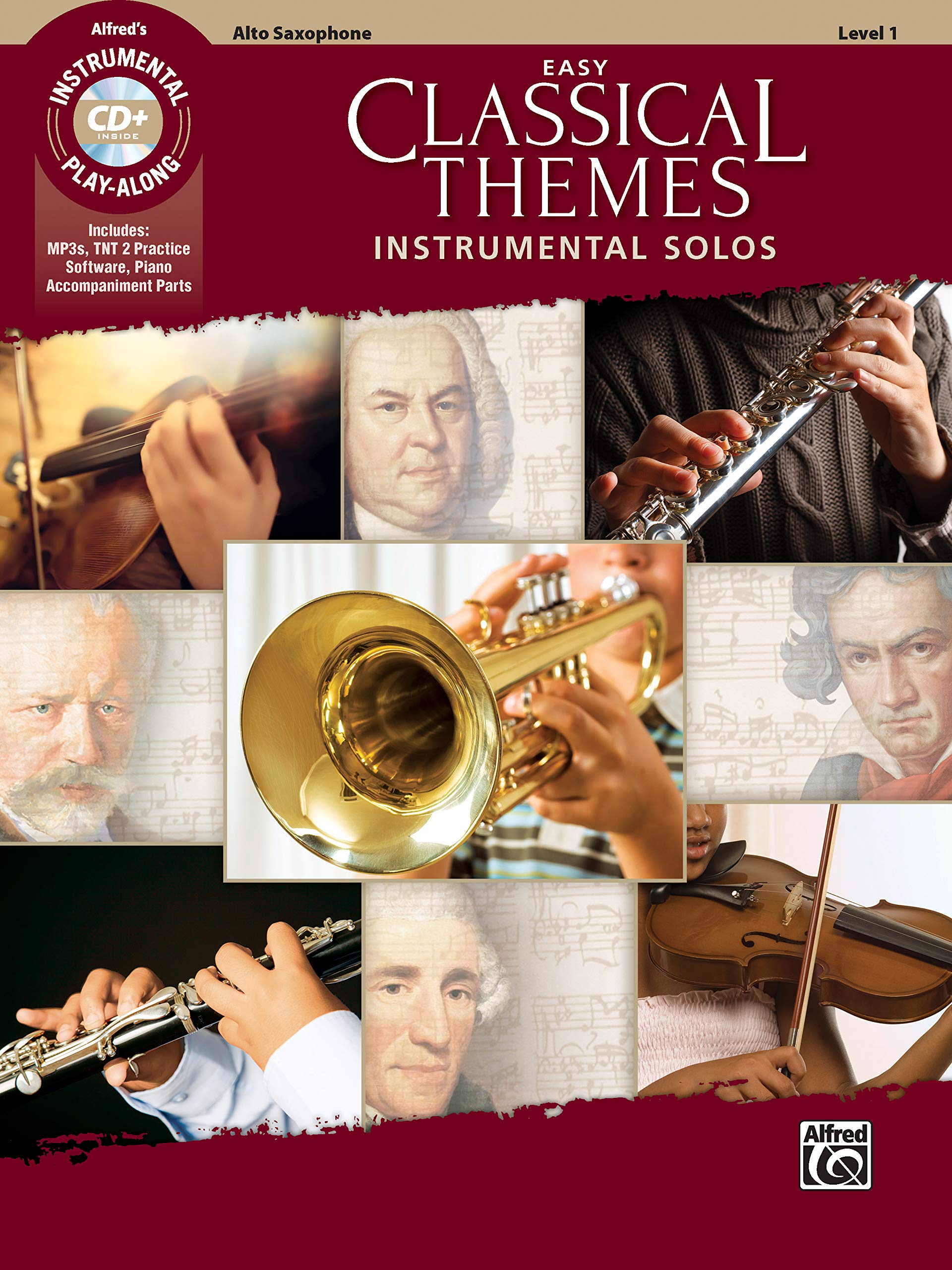Easy Classical Themes Instrumental Solos: Alto Sax (incl. CD) Sheet Music