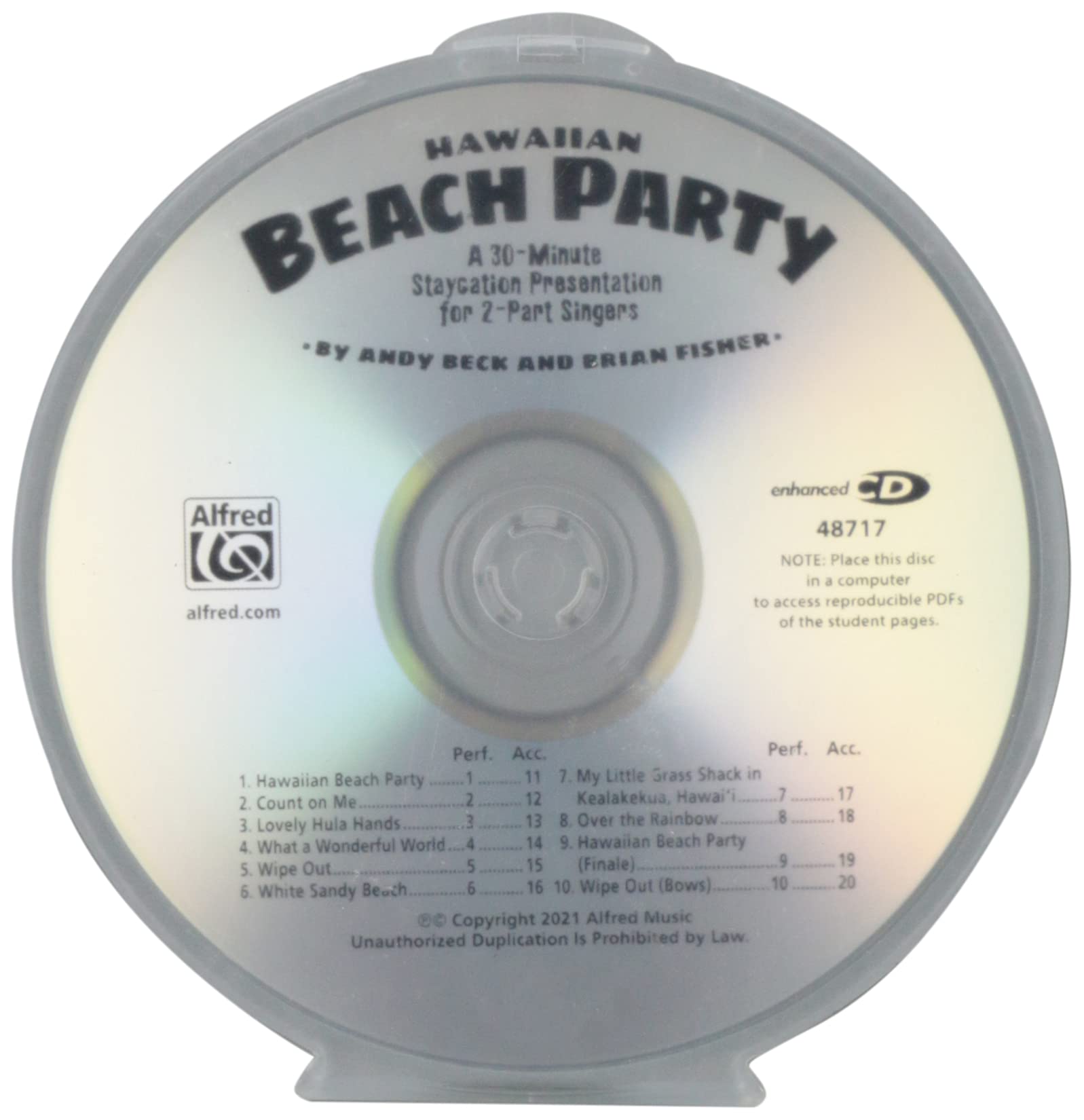 Hawaiian Beach Party: A 30-Minute Staycation Presentation for 2-Part Singers, Enhanced CD Sheet Music