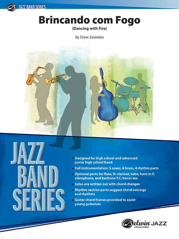 Brincando Com Fogo: Dancing With Fire, Conductor Score & Parts (Jazz Band) Sheet Music