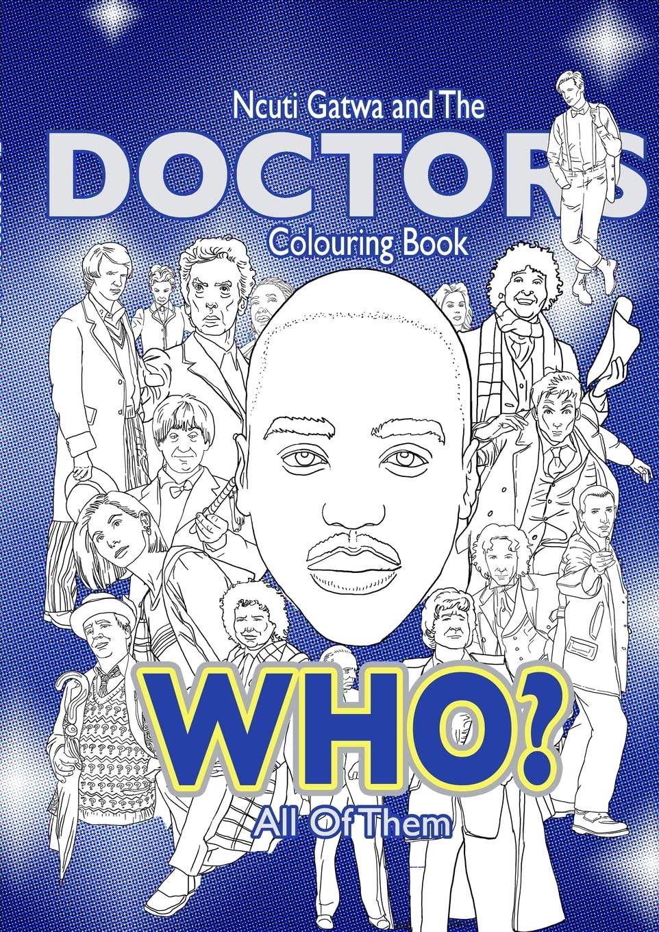 Ncuti Gatwa & The Doctors Colouring Book Film, Art & Culture