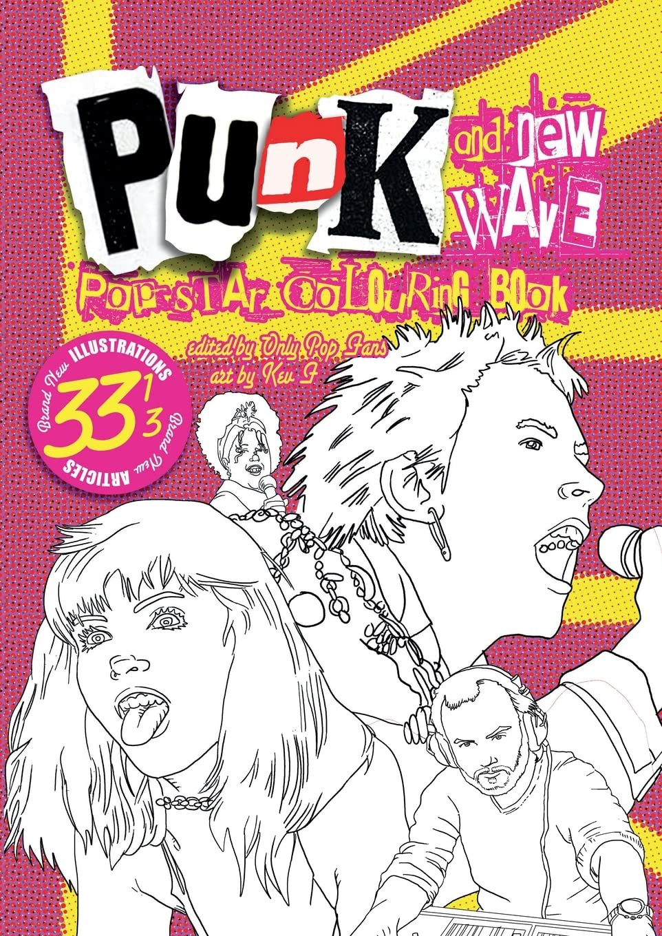 Product Image: Punk & New Wave Pop Star Colouring Book